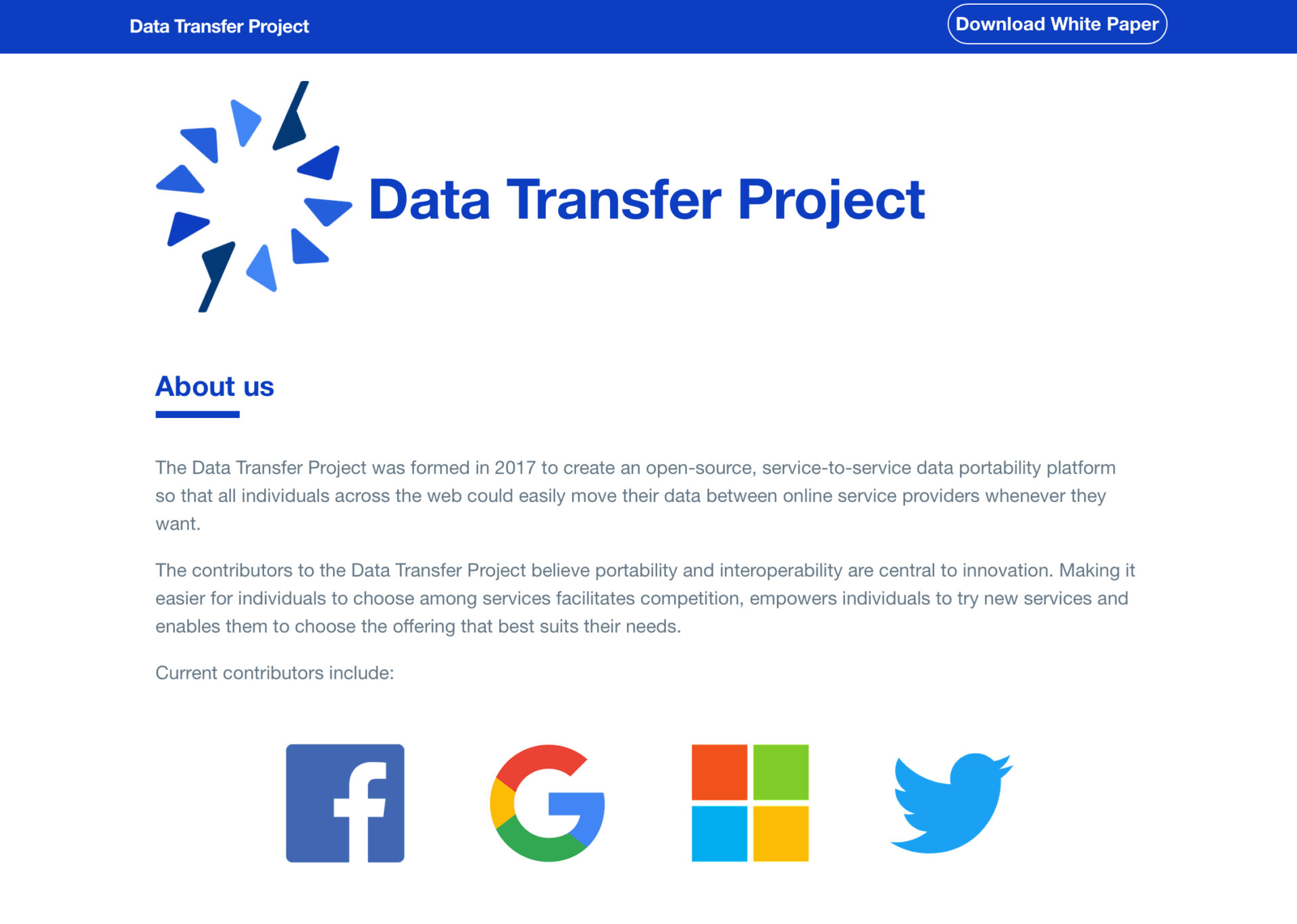 Facebook、Googleらがデータ移動のプロジェクト
