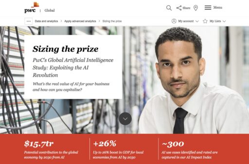 AIの世界経済への影響は15.7兆ドル＝pwcレポート