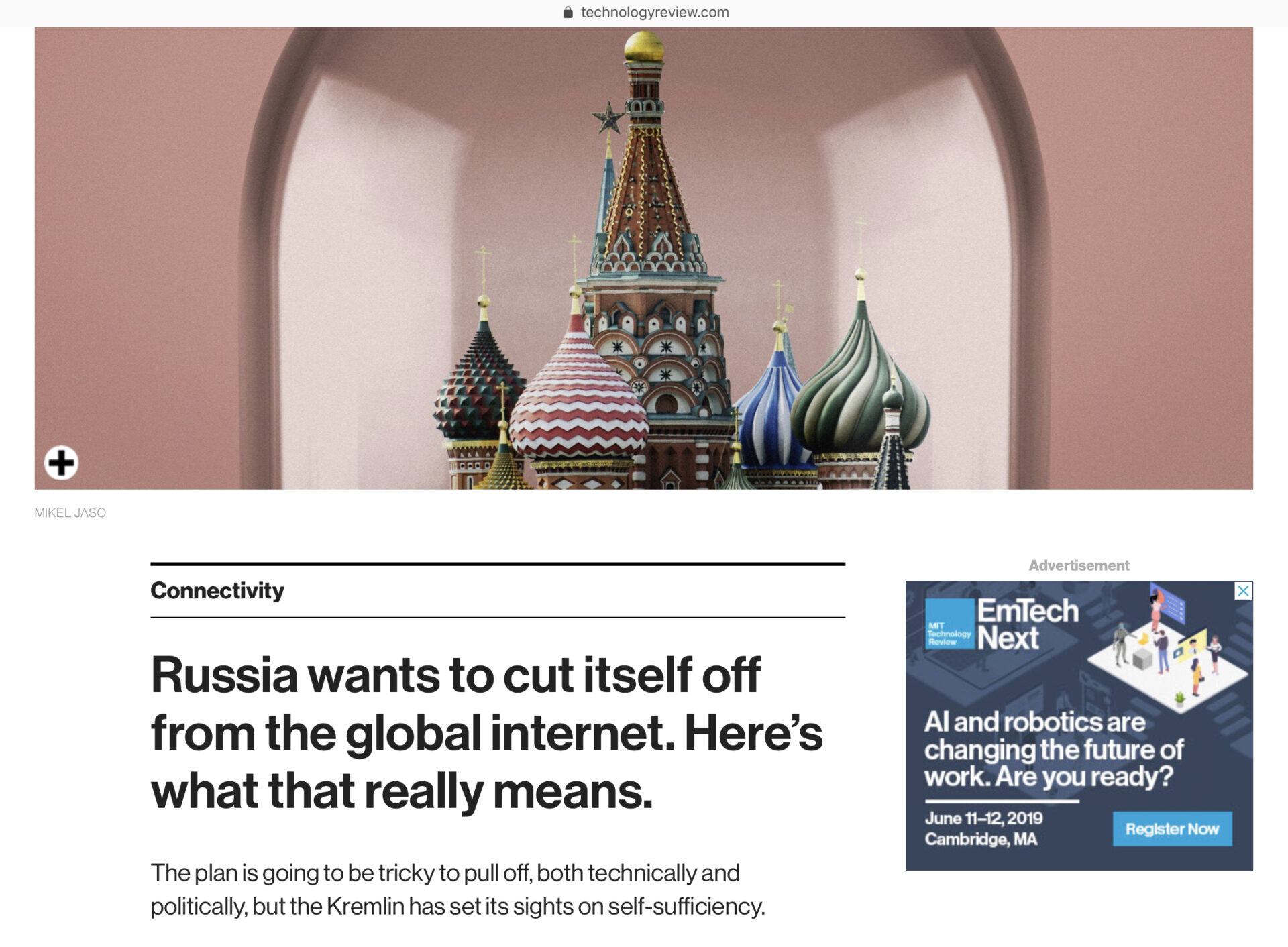ロシアが自国をインターネットから切り離す実験開始