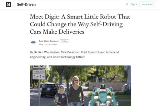 自動走行車xロボット Fordのコンセプトモデル
