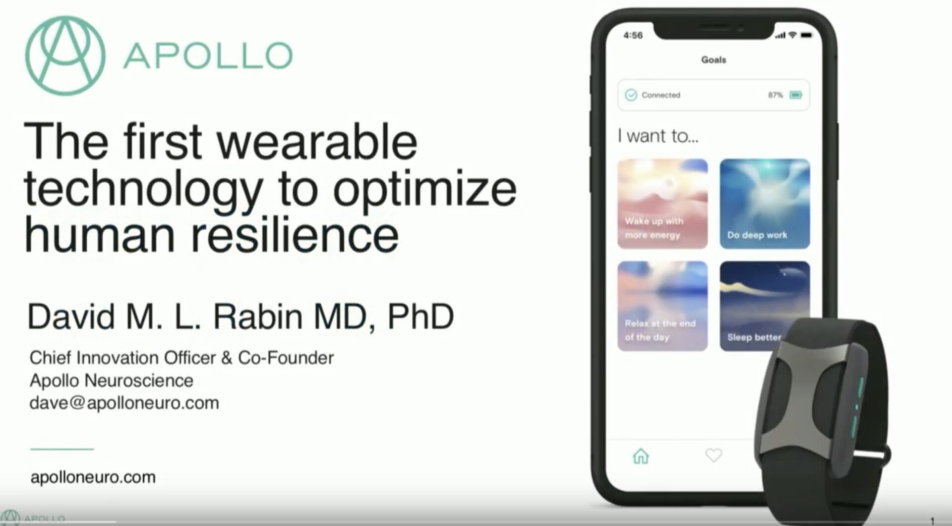 手首への振動刺激で、手をつないだような安心感　ウェアラブル機器「Apollo」で何事にも動じない心へ