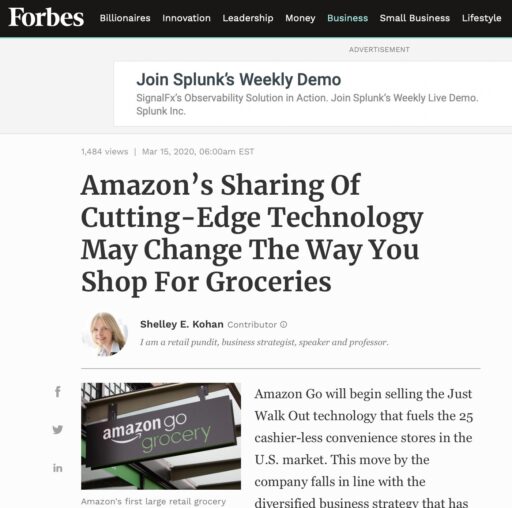 AmazonGoの技術販売で小売業を制覇目指す！？