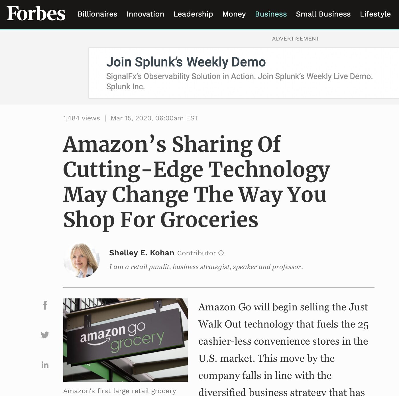 AmazonGoの技術販売で小売業を制覇目指す！？