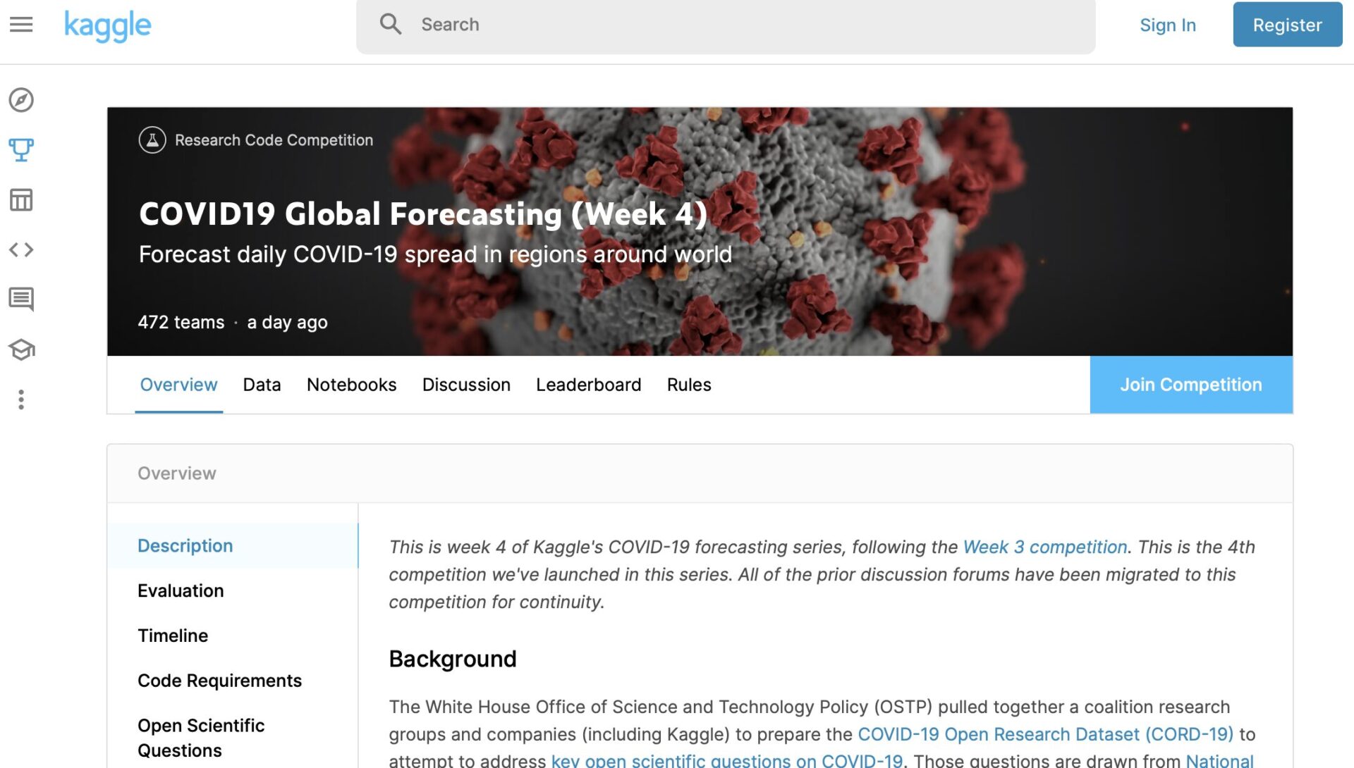 AIで新型コロナの感染要因を探る＝米GoogleのコンペサイトKaggle