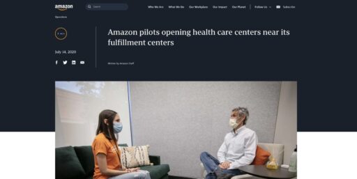 「医療にイノベーションを」米Amazonという巨人が動き出した