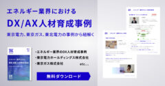 エネルギー業界における DX人材育成事例　東京電力、東京ガス、東北電力の事例から紐解く