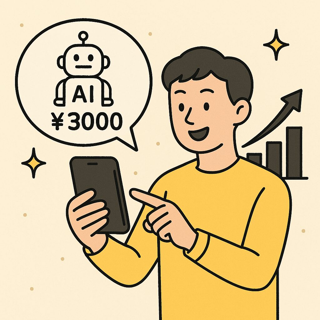 月額3000円が当たり前──AI時代のアプリは最初から売り上げ急上昇