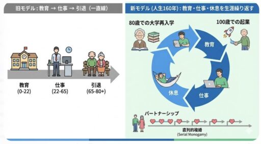 寿命160歳時代の衝撃