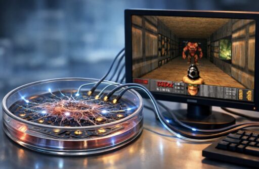 培養脳細胞がゲームをプレイ