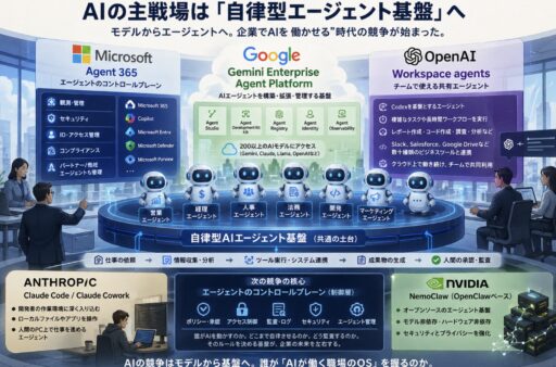 【AIエージェント戦争①】Microsoft、Google、OpenAIが同時に動いた理由