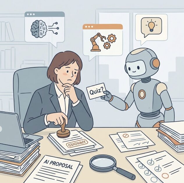AIが上司である人間に小テストを出す時代