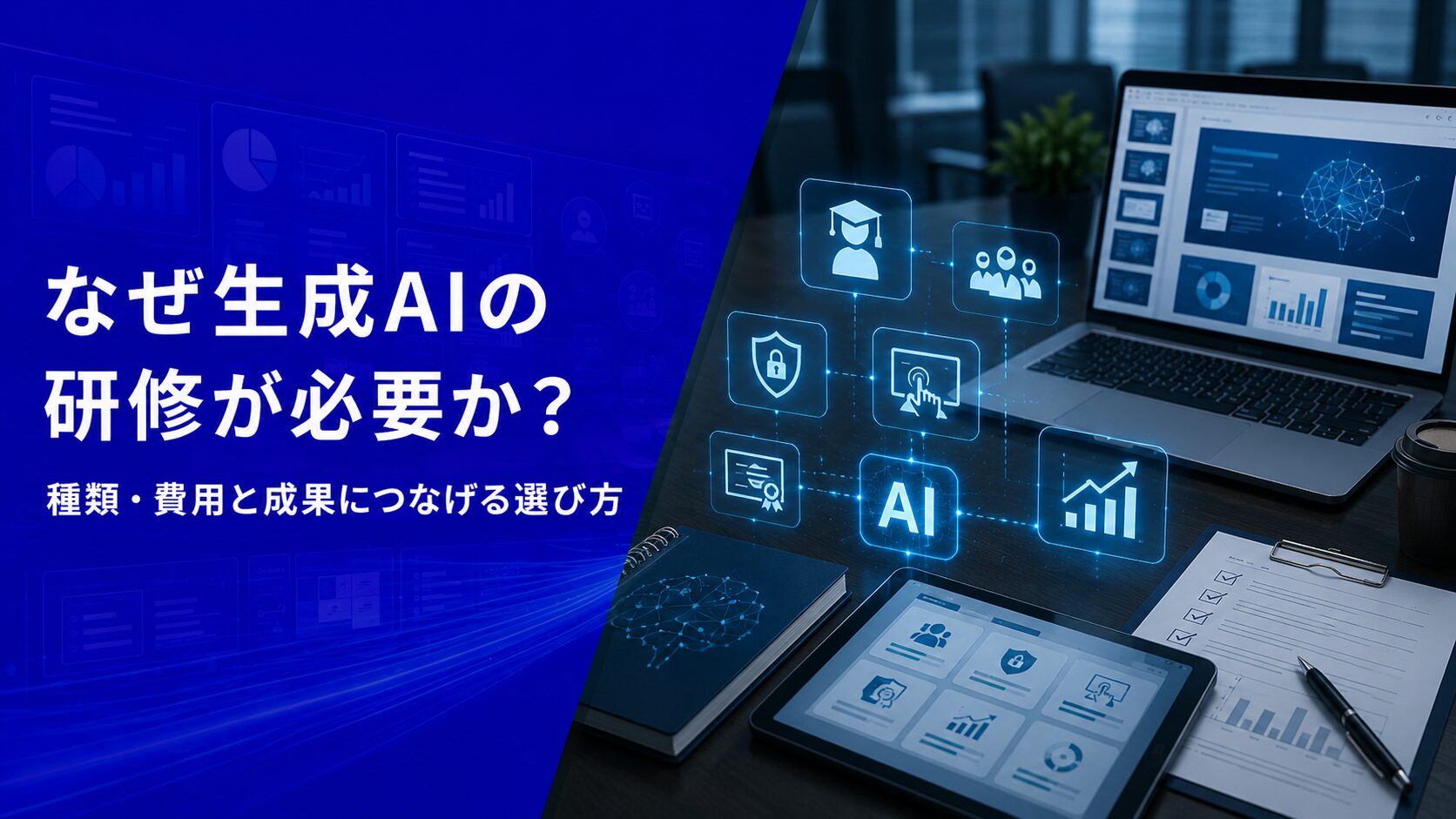 なぜ生成AIの研修が必要か？種類・費用と成果につなげる選び方【2026年版】