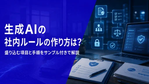生成AIの社内ルールの作り方は？盛り込む項目と手順をサンプル付きで解説【2026年版】