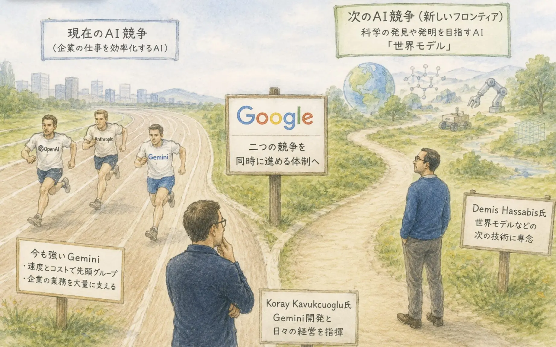 Hassabis氏は更迭されたのか　Googleが狙う「科学AI」での逆転