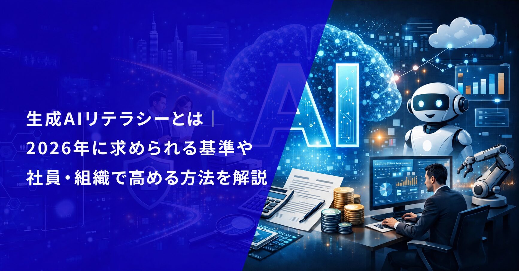 生成AIリテラシーとは｜2026年に求められる基準や社員・組織で高める方法を解説