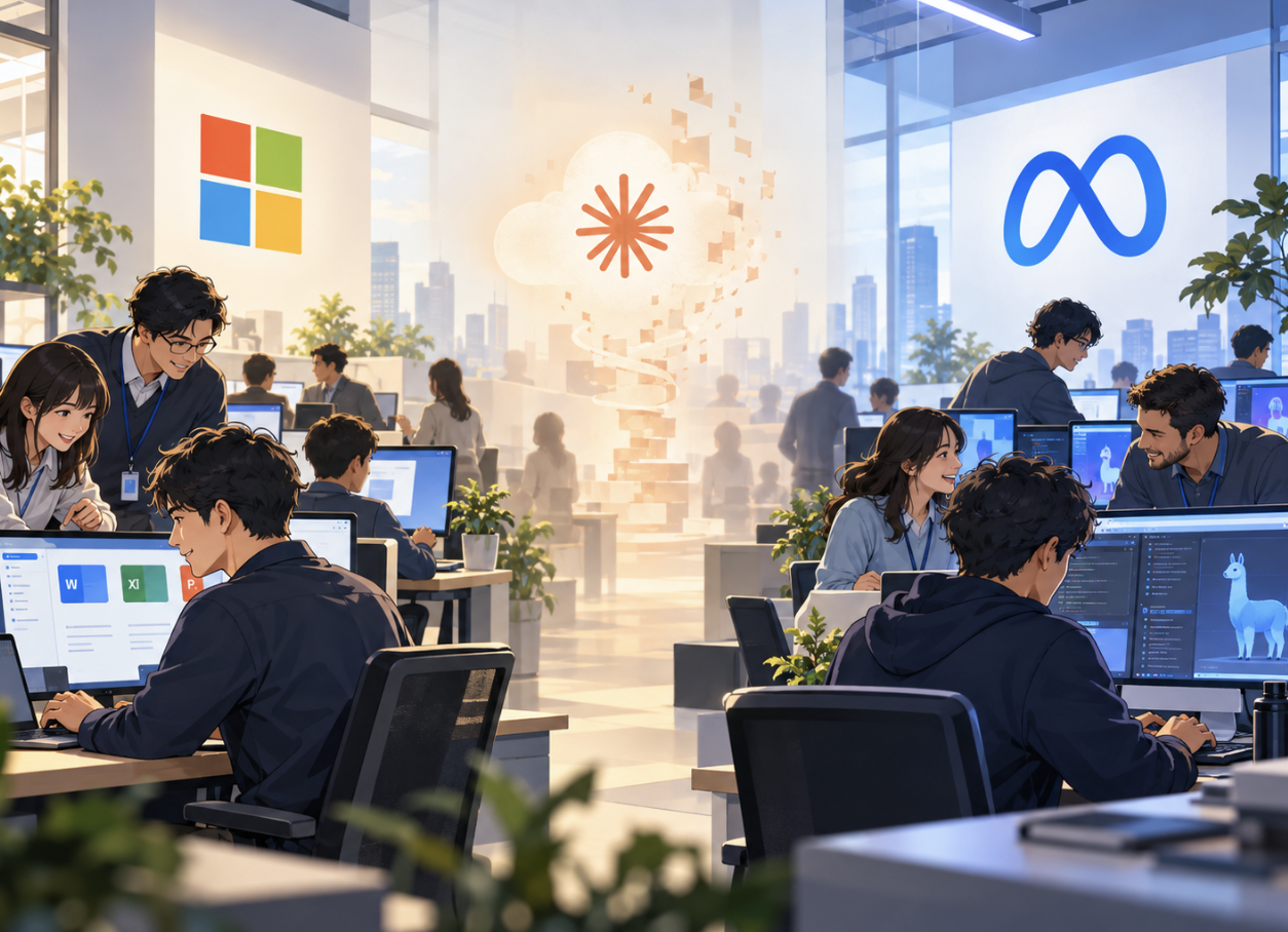 Microsoft、Claudeの社内利用費を3分の1超削減へ　Metaも利用者が半減