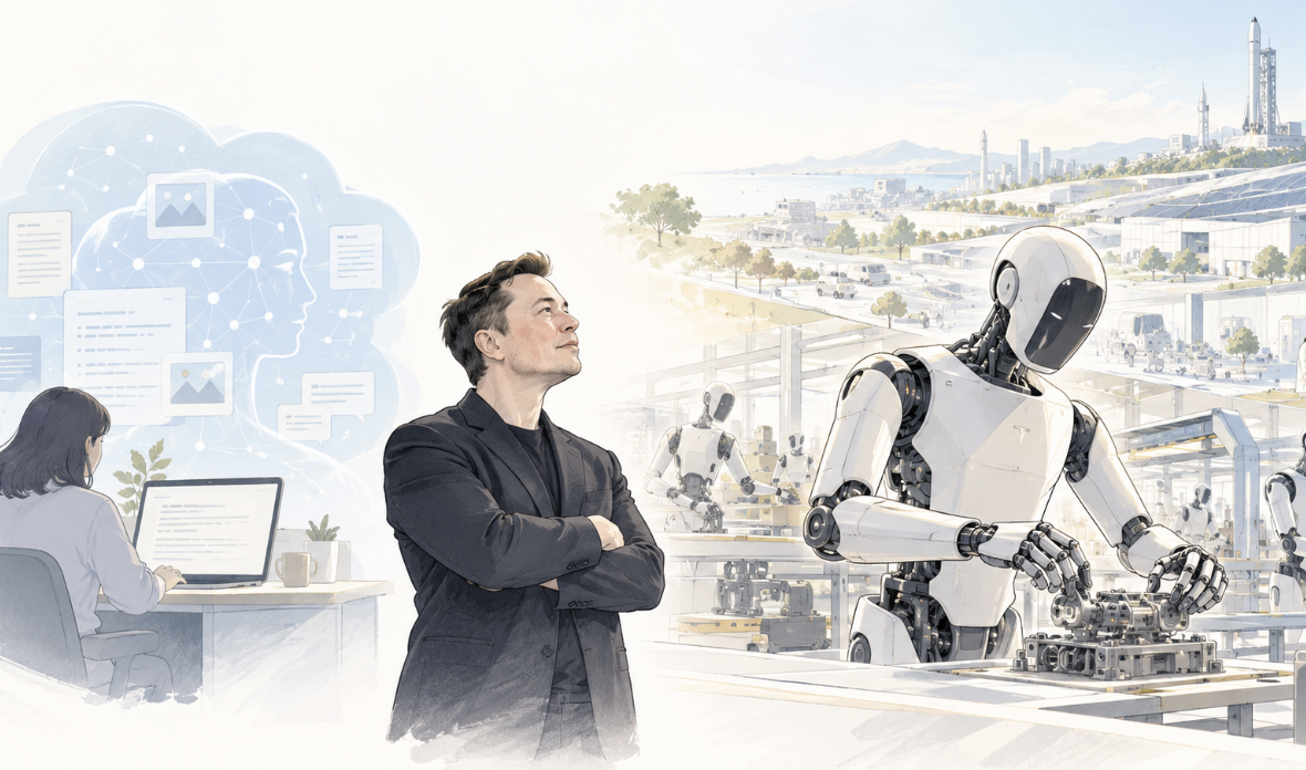 LLMでも大きな経済効果、ロボットなら桁違い　Musk氏が語るAIの未来